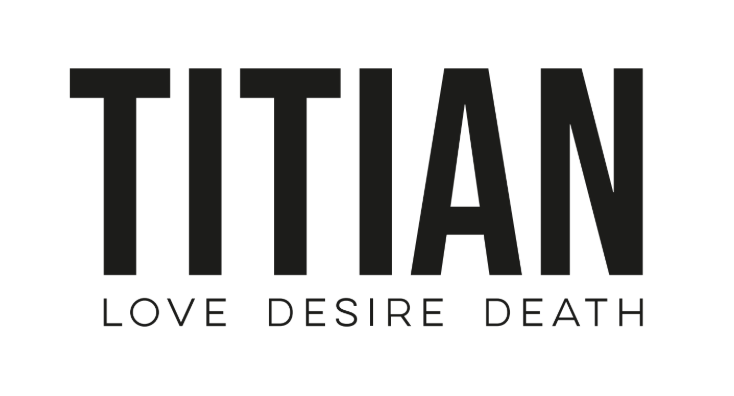 Titian Love, Desire, Death exhibition identity